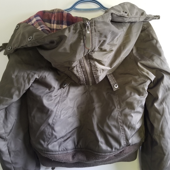 Bomber jacket, dark olive, short. - Picture 4 of 6